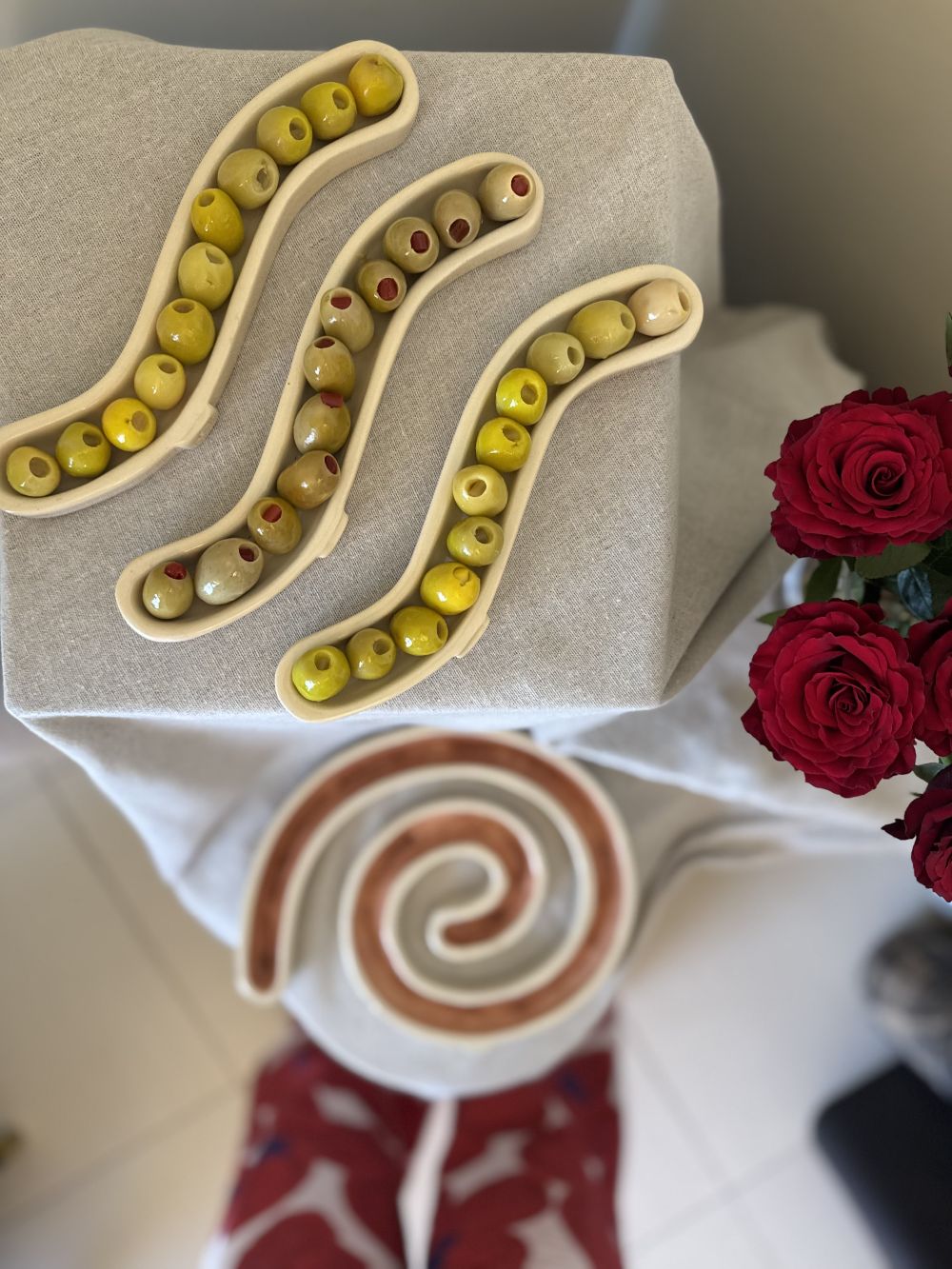 Small Silsila Spiral Dip Plate